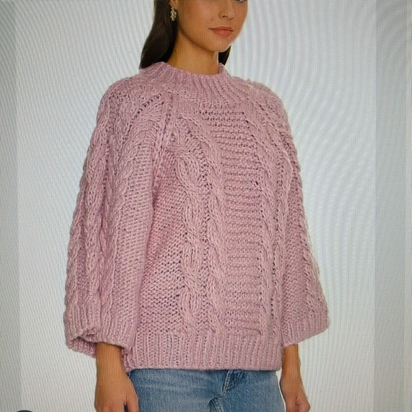 For Love And Lemons Sweaters - NWT For Love & Lemons Angie Oversized Sweater Size Medium